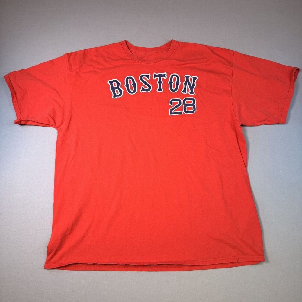 MLB J.D. Martinez Boston Red Sox Genuine Merchandise Tee Shirt XXL #26